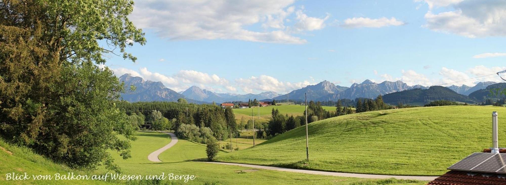 Ferienwohnung Nr 2, Neben Einem Bauernhof, Rosshaupten, Allgaeu Exterior foto